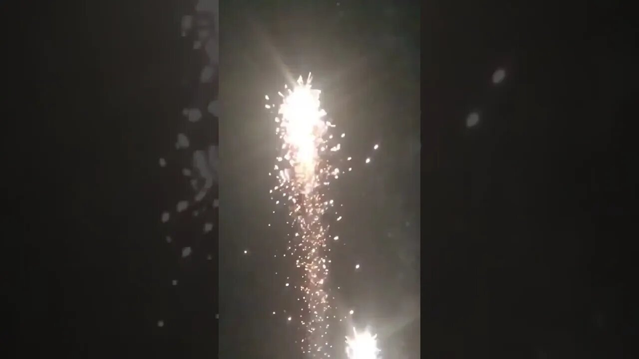 New Years 2018 Backyard Fireworks VERTICAL