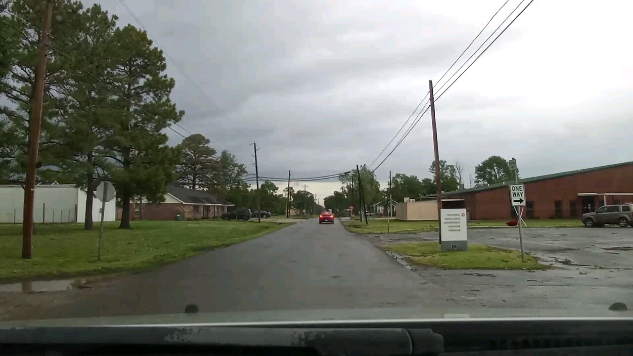 Shuttle Stop damaged in Tornado Morris, Oklahoma April 28, 2024