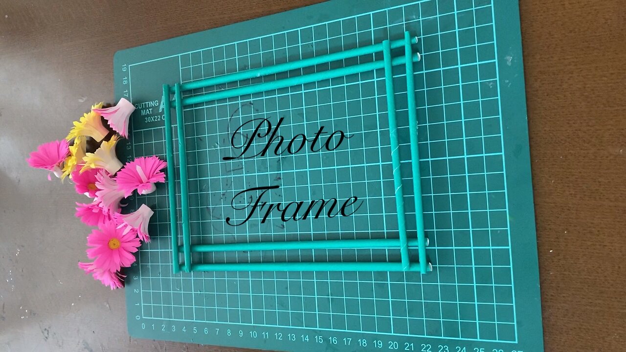 Photo frame decoration.