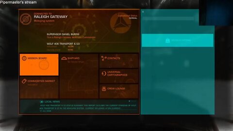 Pipermaster's Live broadcast (Elite Dangerous)