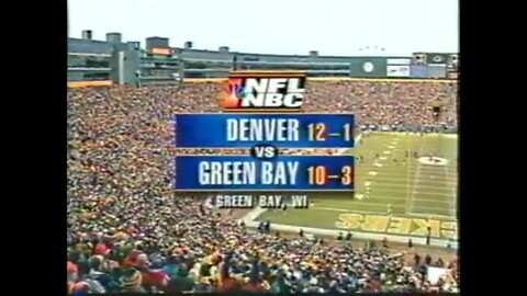 1996-12-08 Denver Broncos vs Green Bay Packers