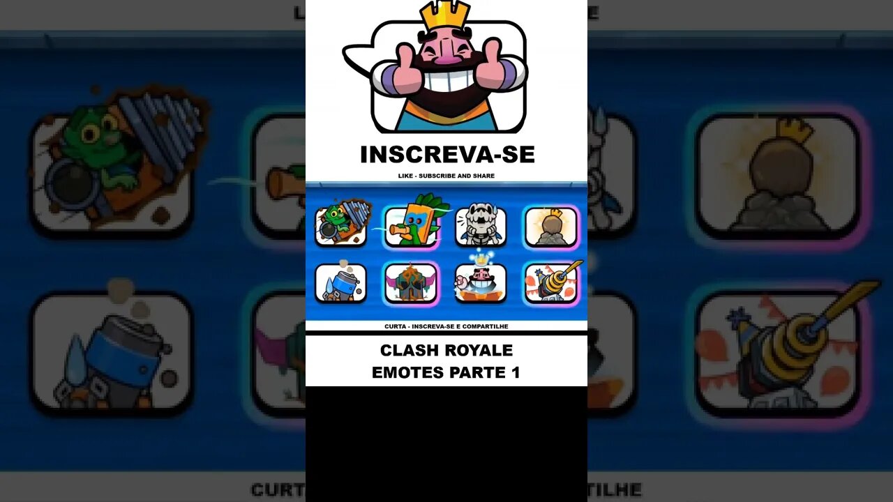 Clash Royale Emotes Parte 1 #shorts #clashroyal #clash #clashroyale #royale #supercell