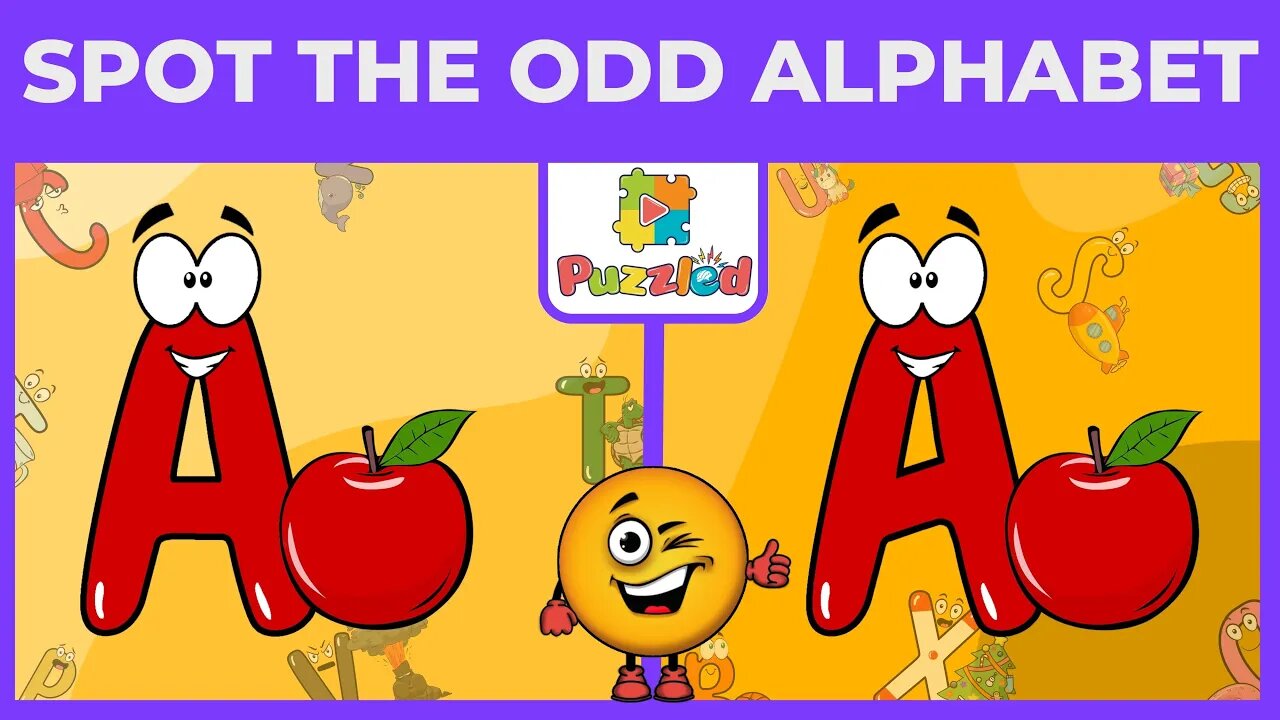 Can You Spot the Odd Alphabets Out | Capital Alphabet Lore