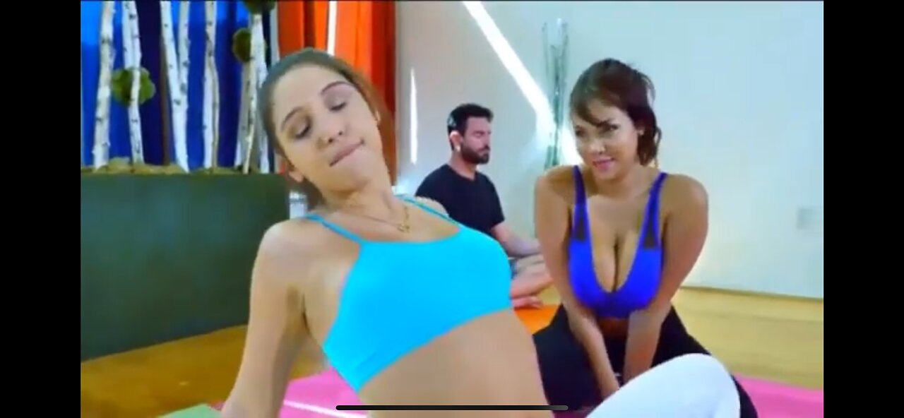 Sexy yoga teaching