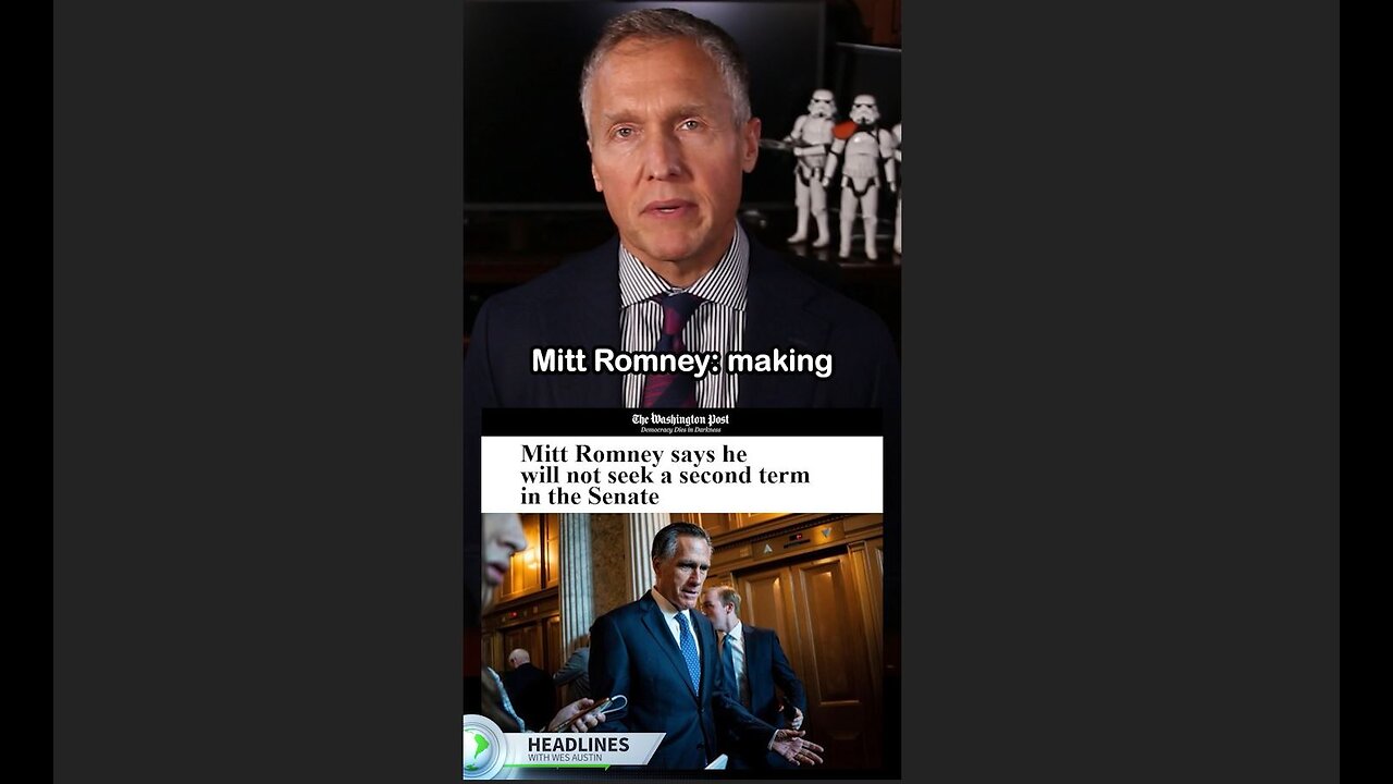 Mitt Romney Won’t Seek Reelection in 2024