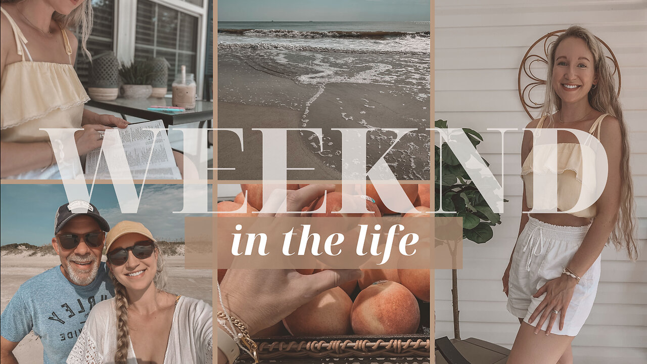 Weekend in the Life | Hannah Park Beach, Baking Banana Bread, & Brewing Bubble Tea