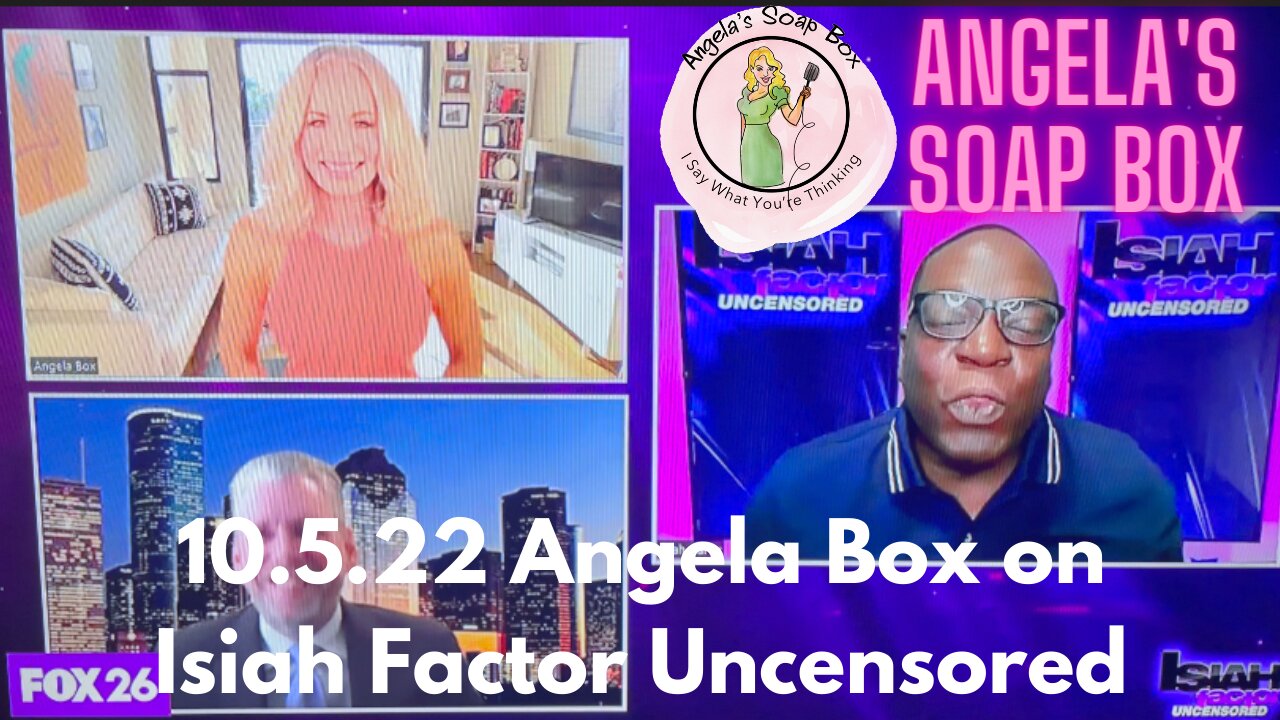 Angela Box on Isiah Factor Uncensored 10.5.22 -- Discussion on "The Right Stuff" Dating App