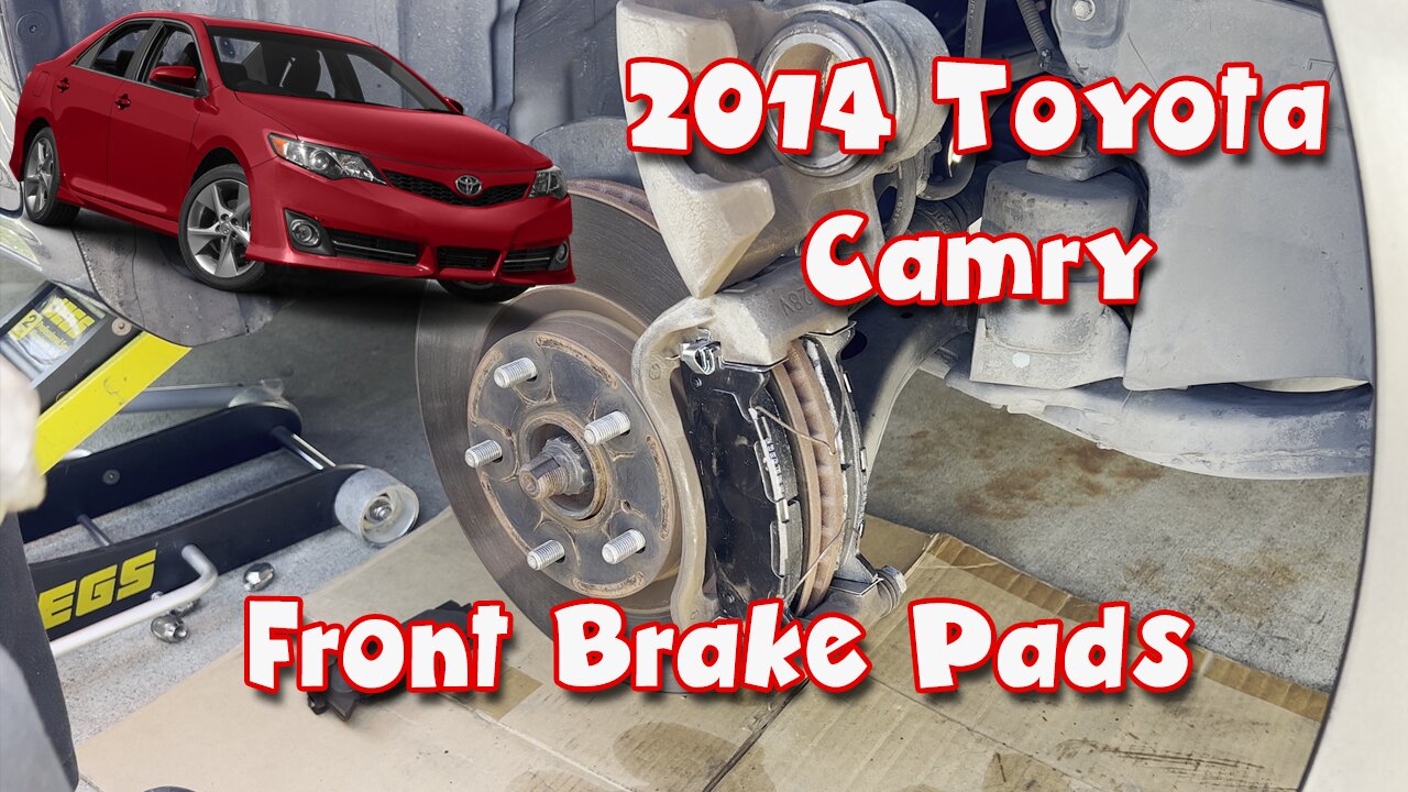 2007 - 2017 Toyota Camry Front Brake Pads Replacement