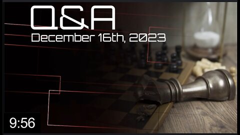 Q&A - December 16th, 2023