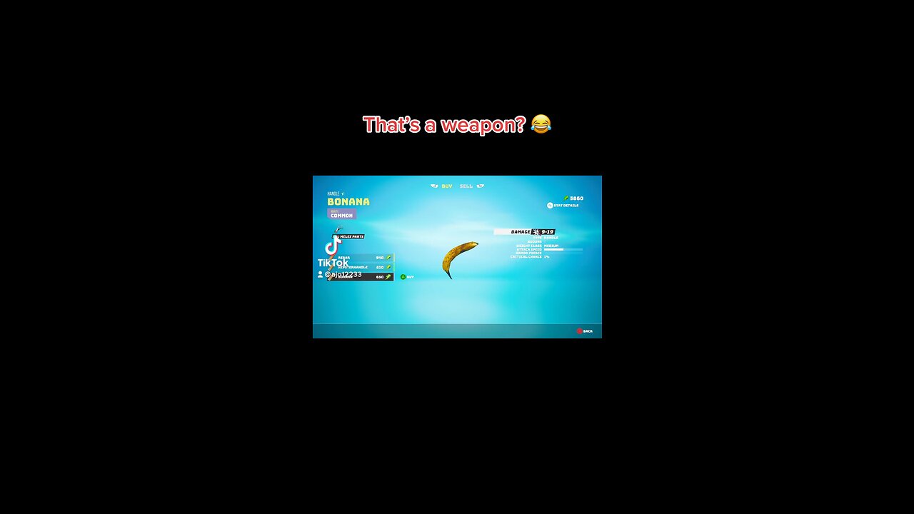 That’s a weapon? 😂