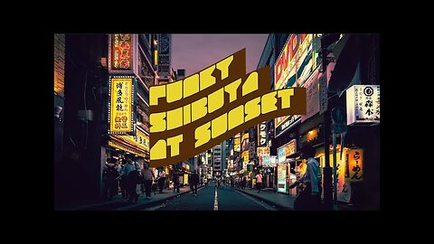 Funky Lo-fi music to listen while walking in the city at night | studying