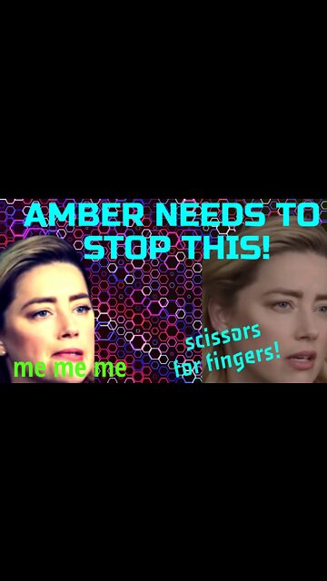#amberheard NEEDS TO STOP! “Scissors for fingers” #shorts