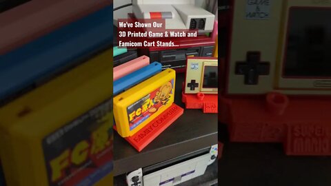 Awesome 3D Printed Nintendo Switch & Gameboy System & Cartridge Storage #Shorts
