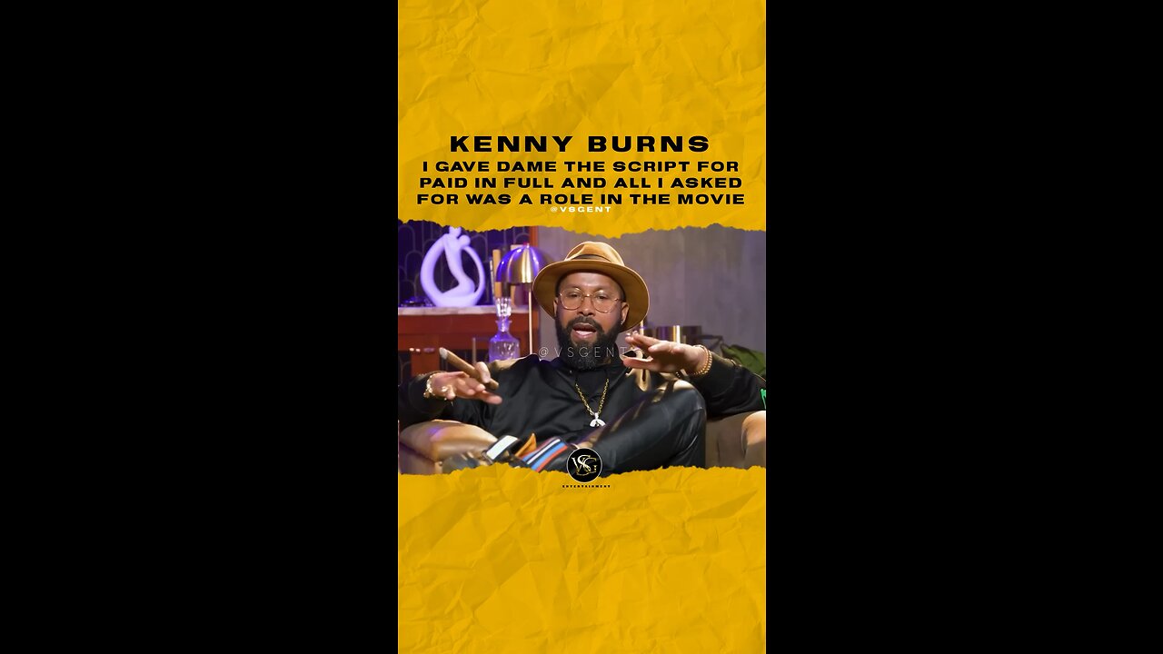 #kennyburns I gave #damedash the 📖 4 #paidinfull & I asked 4 a role in the 🍿🎥 @funkyfriday