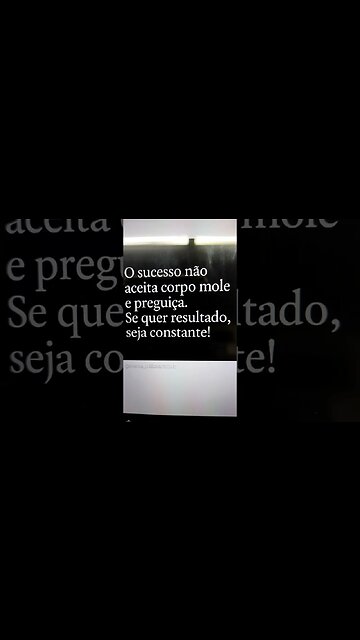 QUER RESULTADO, SEJA CONSTANTE