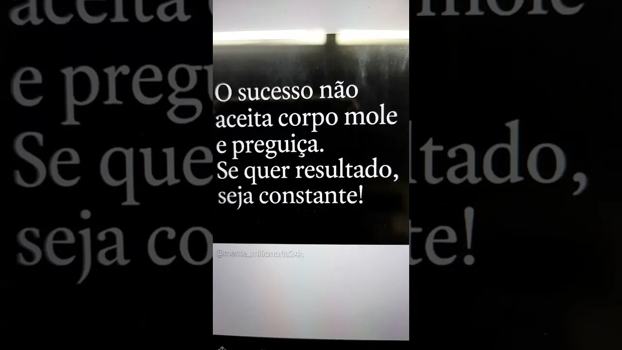 QUER RESULTADO, SEJA CONSTANTE