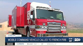 BFD Mobile Command Vehicle sent to help crews battling French Fire