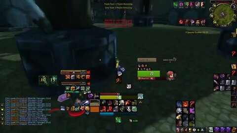 absolute joke of a player that called us trash survive yet again at 1% life but dots killed him wow