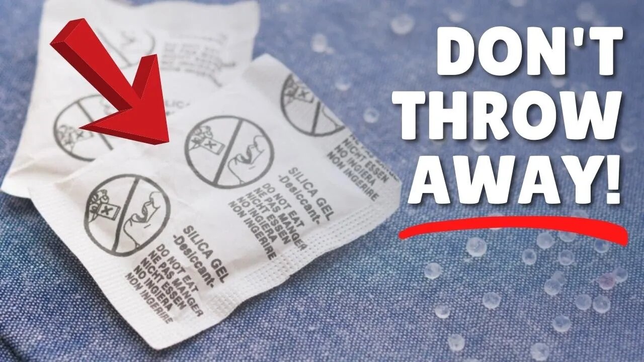 Why You Shouldn't Throw Away The Silica Gel Packs