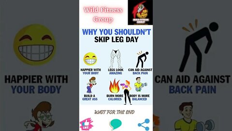 🔥Why you should not skip leg day🔥#shorts🔥#wildfitnessgroup🔥29 July 2022🔥