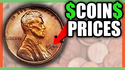 HOW MUCH IS A 1945 PENNY WORTH? WHEAT PENNIES VALUES!!