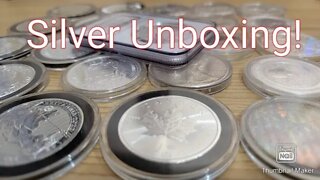 Unboxing rare silver coins! Johnson Mathey bar, Libertads & more!