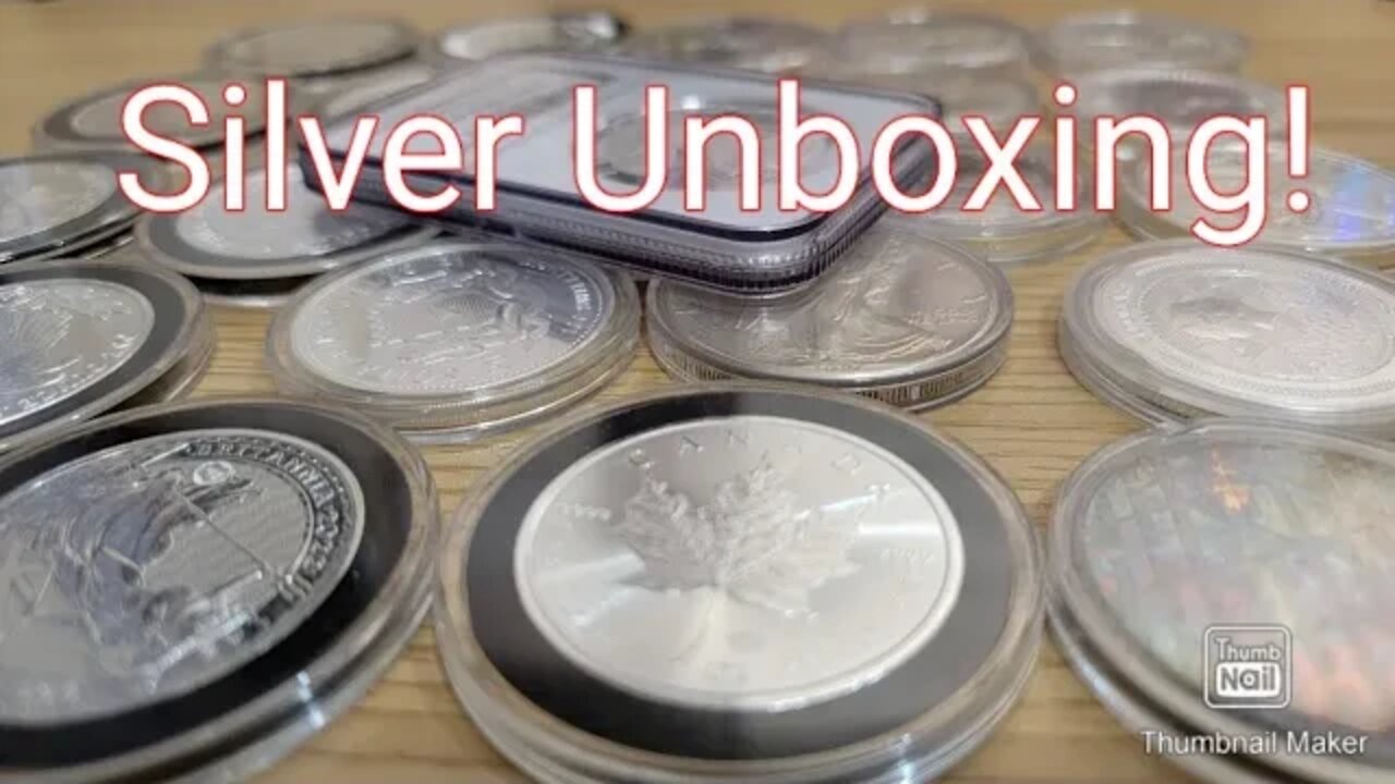 Unboxing rare silver coins! Johnson Mathey bar, Libertads & more!