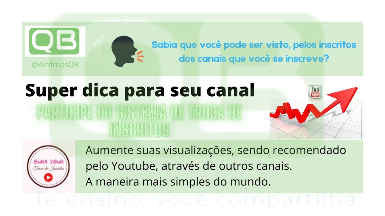 #Direcione #plublico de outro #canal que você é #inscrito, para seus #vídeos do #Youtube