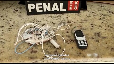 Apreensão na cadeia: celular e carregador artesanal apreendidos em unidade prisional de GV