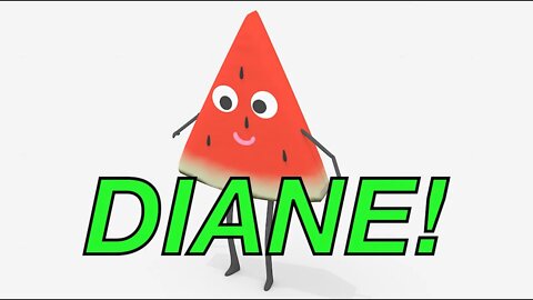 Happy Birthday DIANE! - WATERMELON Birthday Song