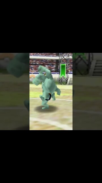 Pokémon Stadium 2 - Machamp Uses THUNDER PUNCH!