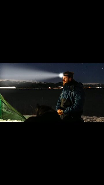 Waterproof Motion Sensor Head Lamp Flashlight with White Red Light