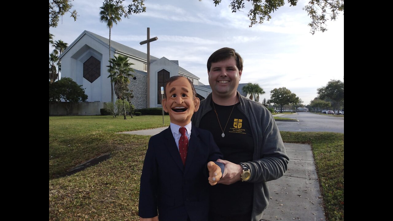 Vance Dykes & George H. W. Bush @ Holy Cross Catholic Church In Orlando, Florida