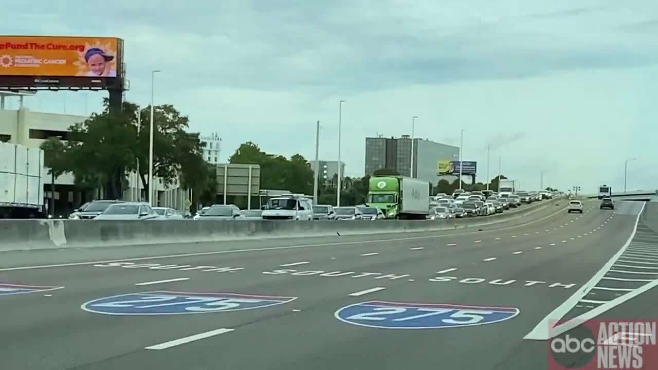 i275 heading east towards I-4.