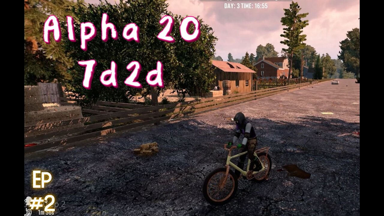 Bicycle on Day 3 and a new Trader! Oh yea | Alpha 20 | Episode 2