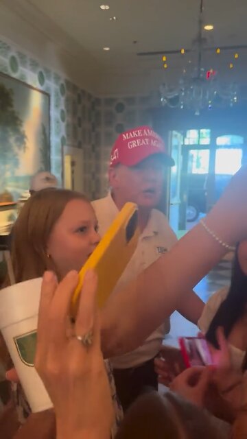 Look how f’n cool President Trump is.