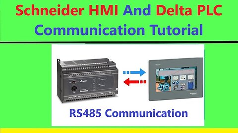 0196 - Communication schneider hmi and plc delta via rs485