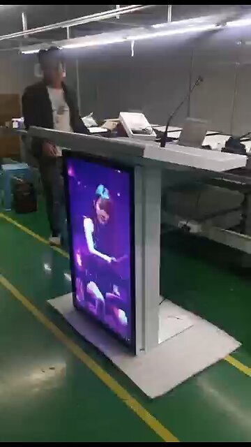 Introducing Our Newest Innovation: The 22/43 Inch Standing Video Interactive Combination Lectern!