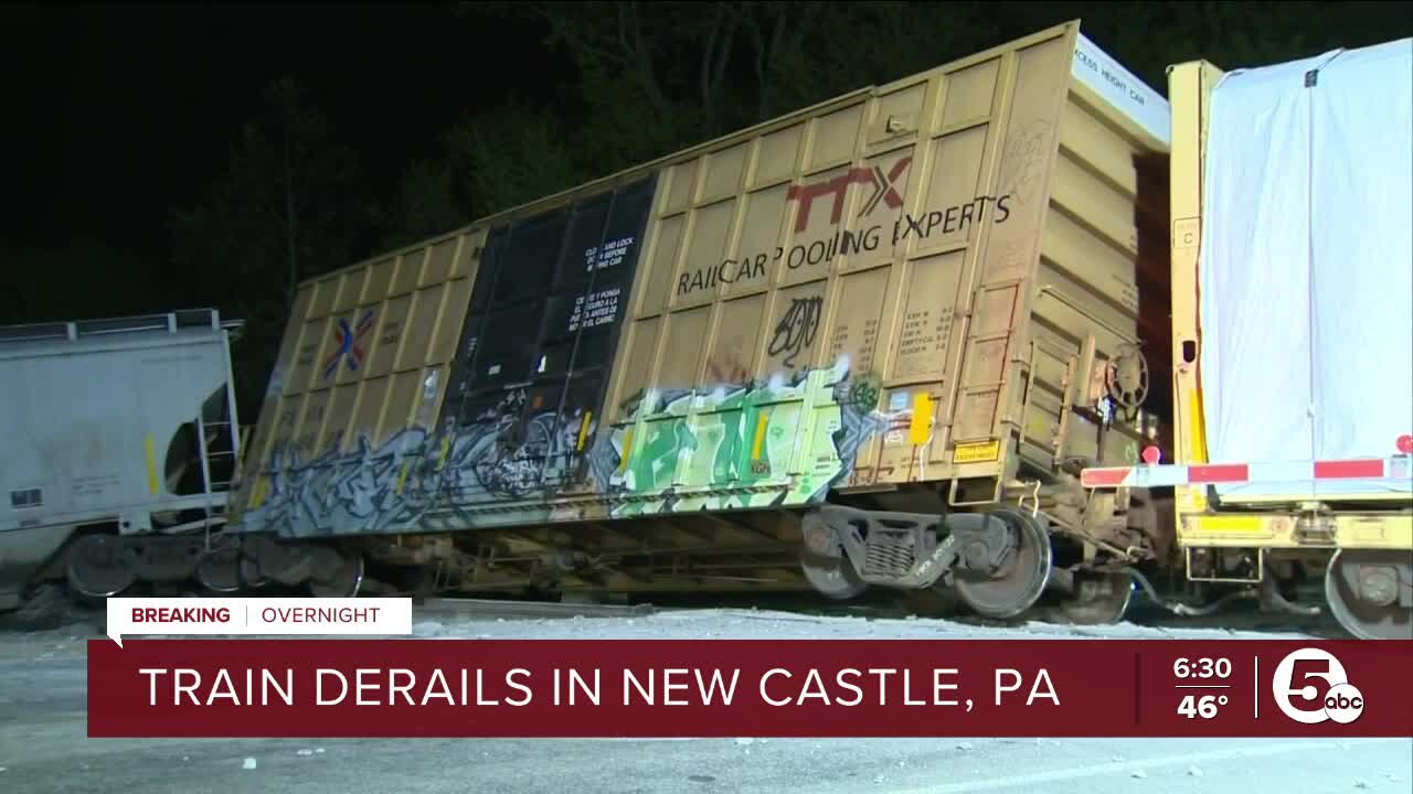 Norfolk Southern train derails in PA near East Palestine