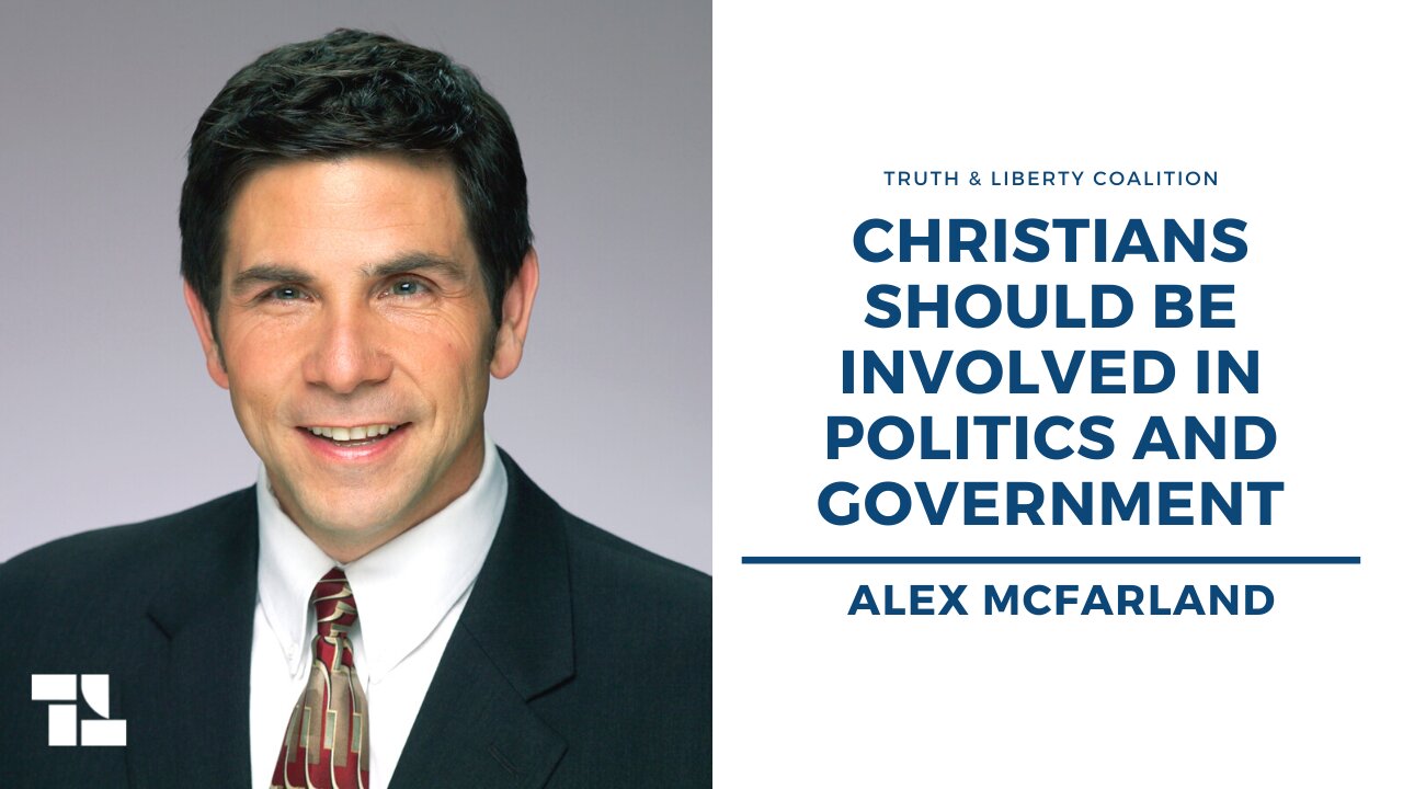 Alex McFarland: Christians Should Be Involved in Politics and Government