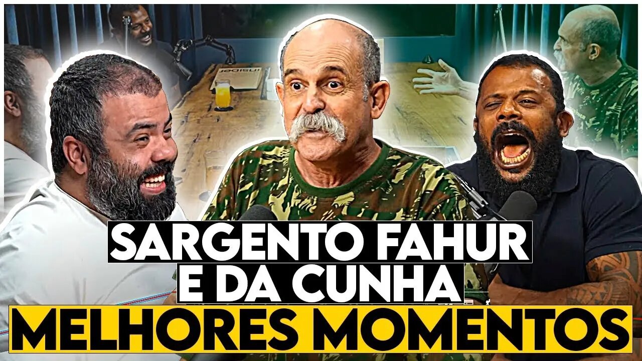 OS MELHORES MOMENTOS DO SARGENTO FAHUR NO FLOWPODCAST