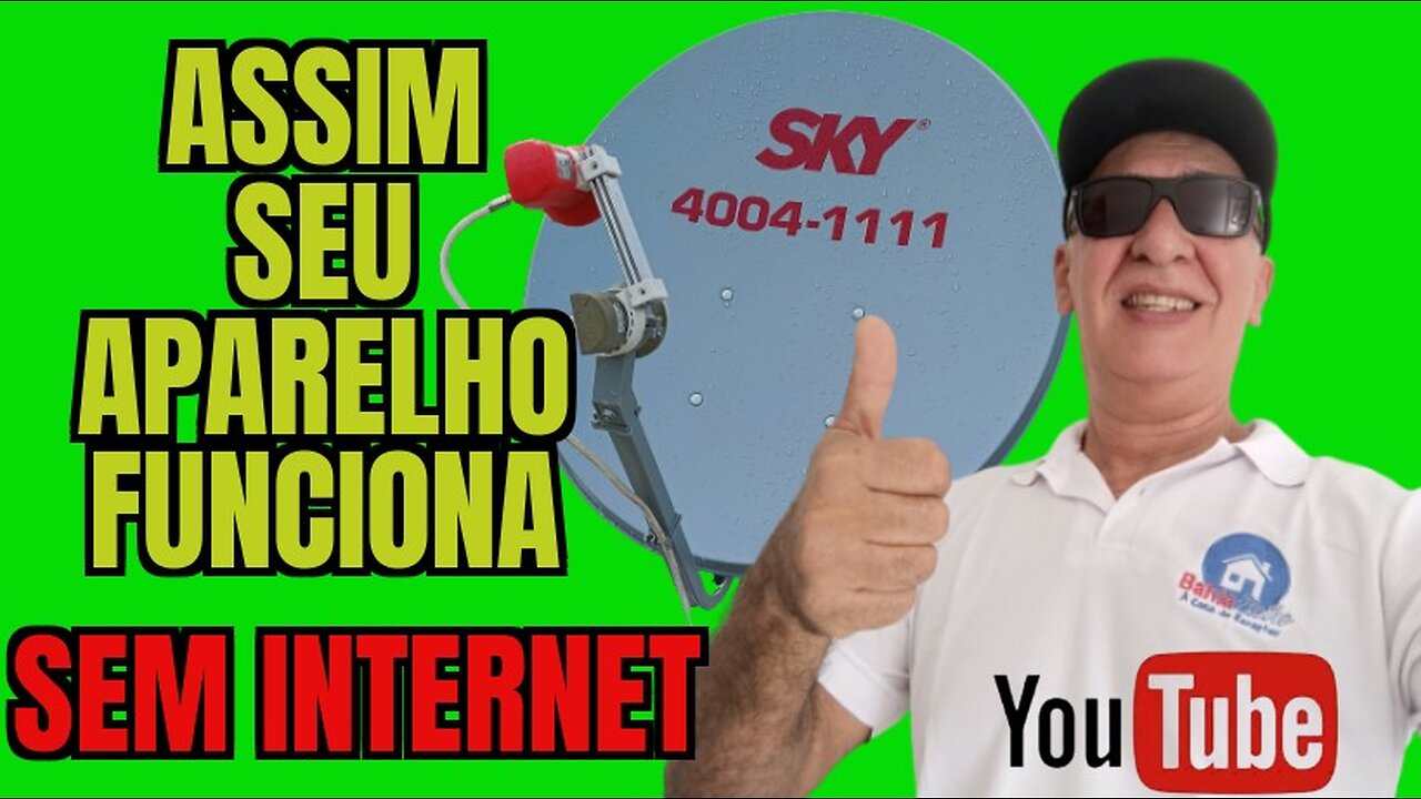 SKYGATO NO SATÉLITE 61W +70W MAIS DE 400 CANAIS GRATIS