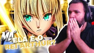 REAGINDO A Saber (Fate) - Excalibur | M4rkim