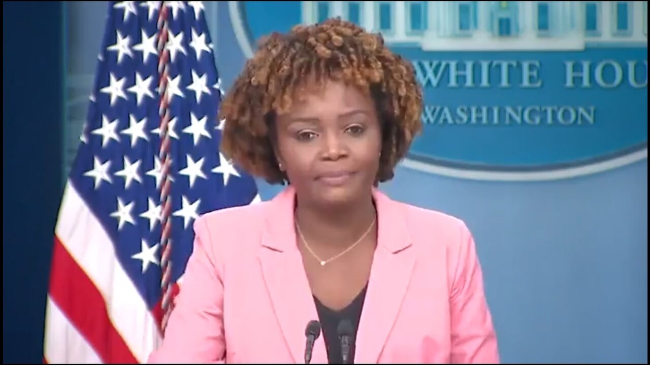 Reporter Confronts Jean-Pierre On The Inflation Act
