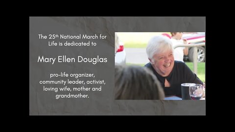 WATCH: Rose Dinner Tribute to Mary Ellen Douglas on the 25th National March for Life