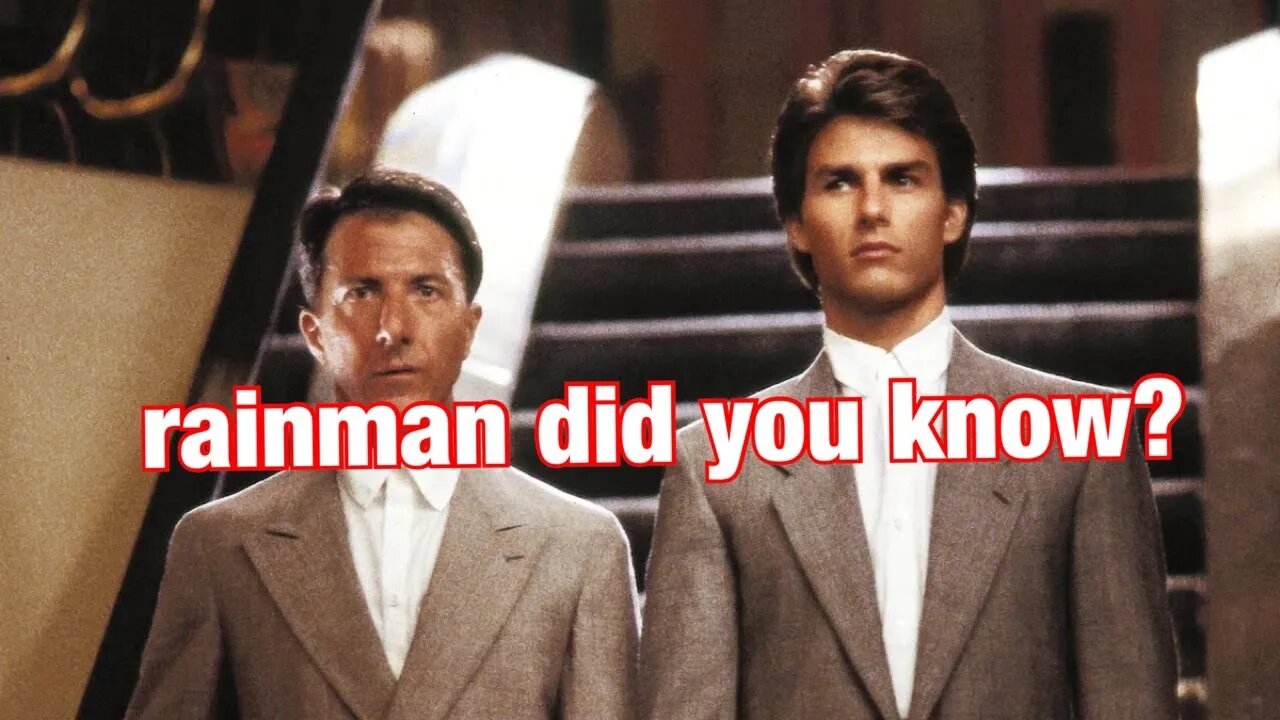 Rain Man (1988) Trivia #movietrivia #rainman #tomcruise