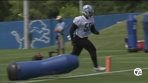 Lions LB Derrick Barnes having an easier time in year two: 'the game has slowed down for me'