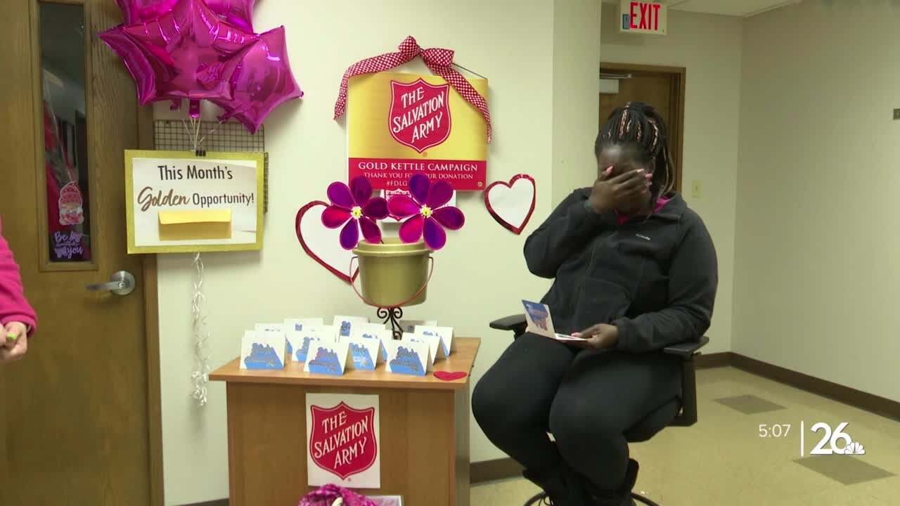 Fond du Lac future nurse gets surprise from Salvation Army