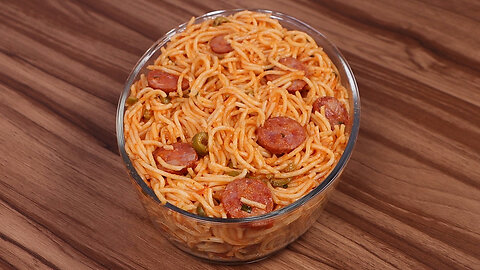 The best pepperoni pasta in the world! full, quick and delicious lunch