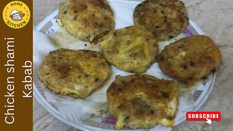 Chicken Shami Kabab Recipe by Home Kitchen | Shami Kabab Restaurant Style | Tasty Shami Kabab